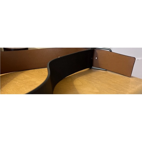 Banana Republic Womens Black Italian Leather Belt Size Medium Made in USA~~EUC! - Picture 3 of 8